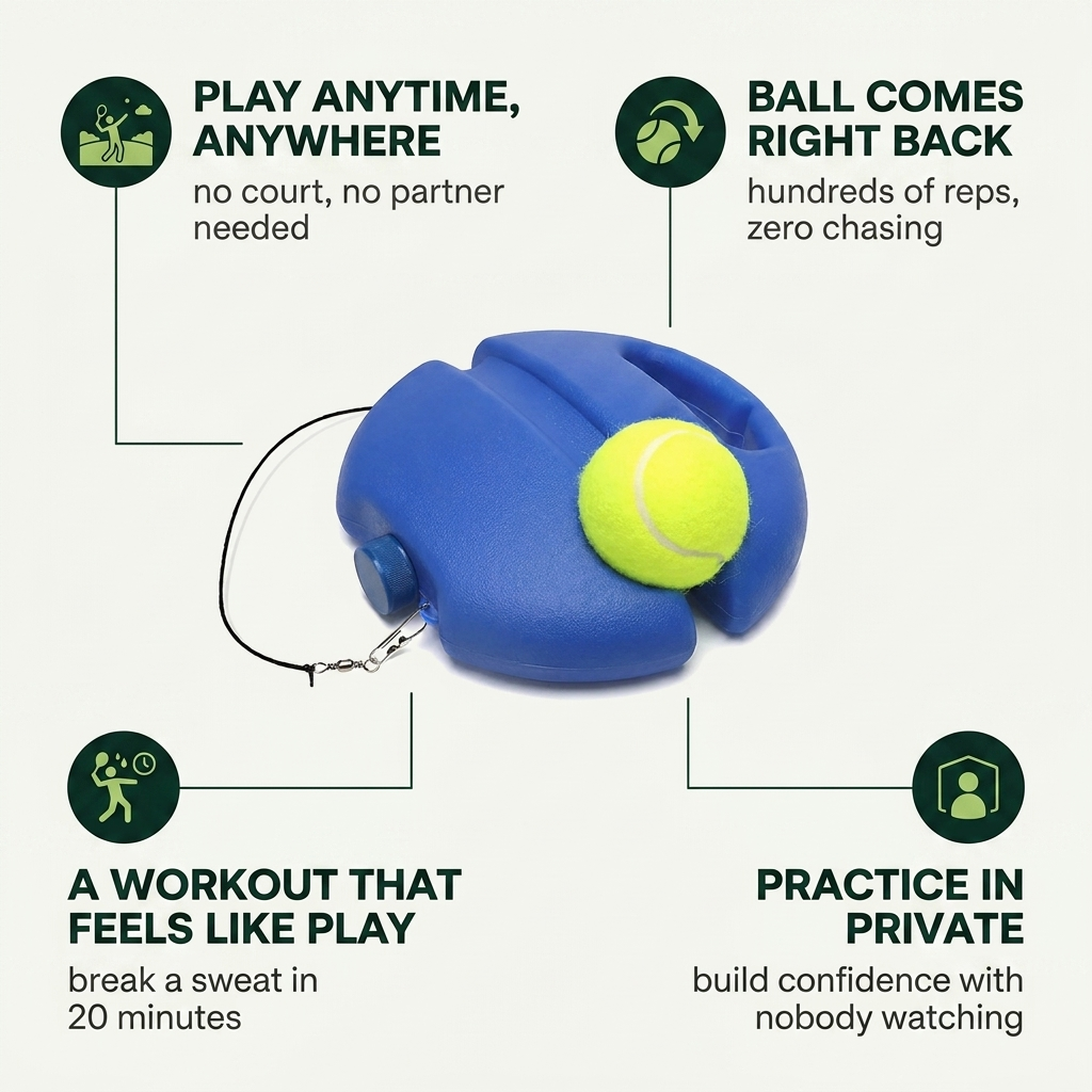 Tennis rebound trainer