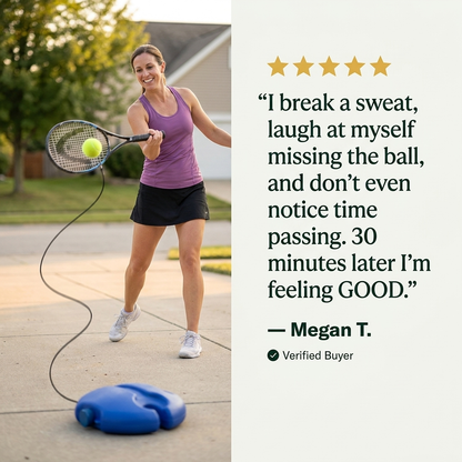 Tennis rebound trainer