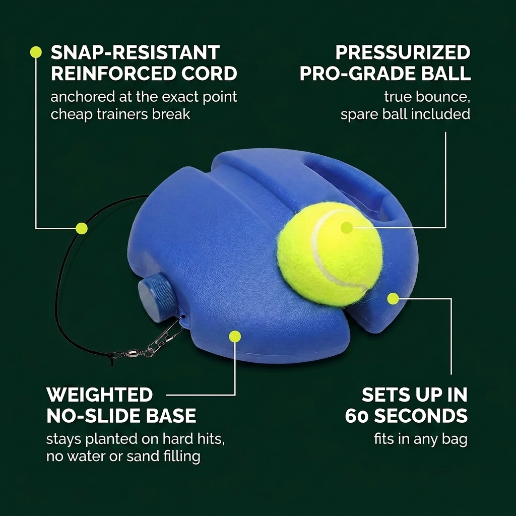Tennis rebound trainer